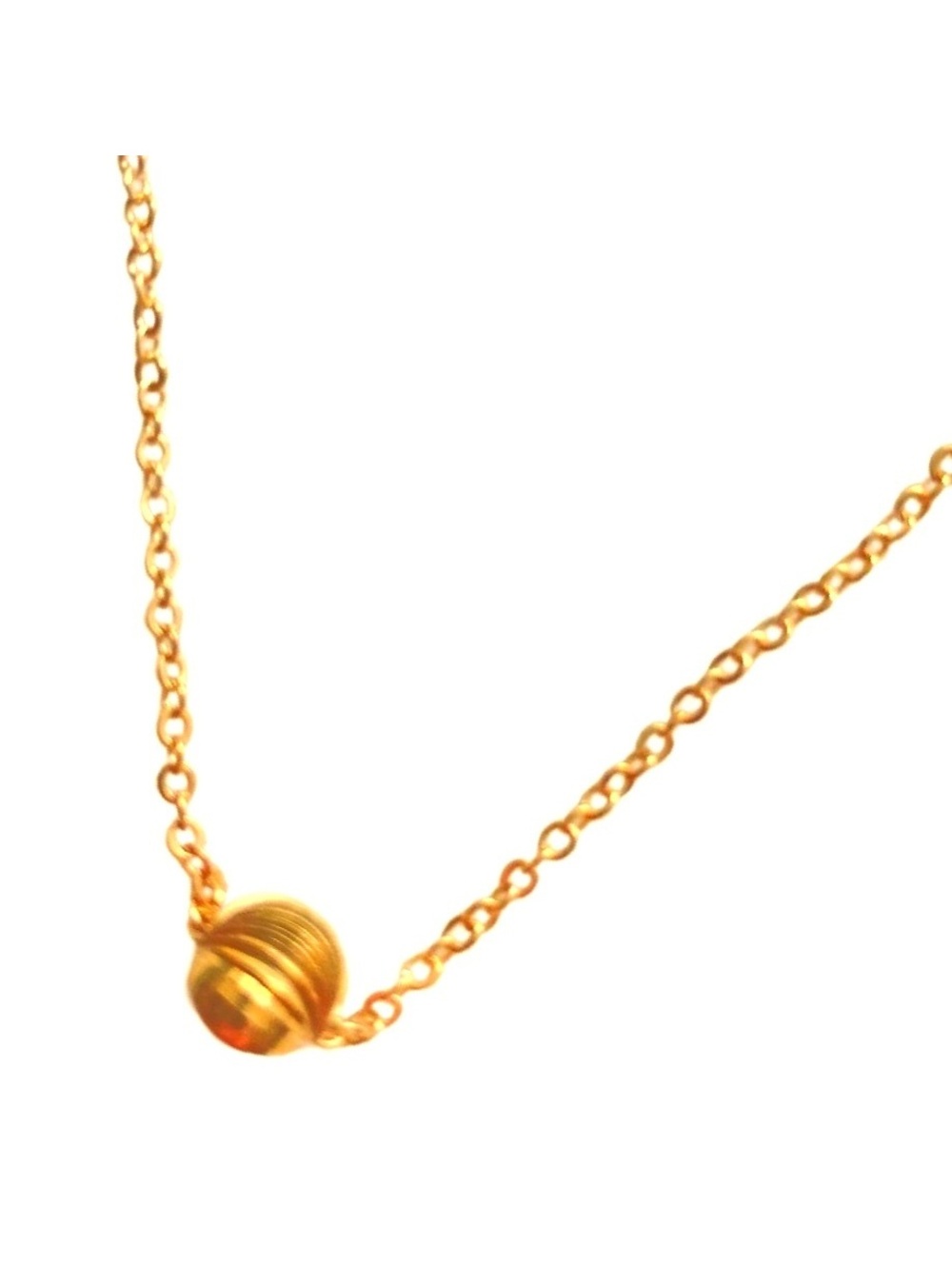 14kgf starburst bead necklace